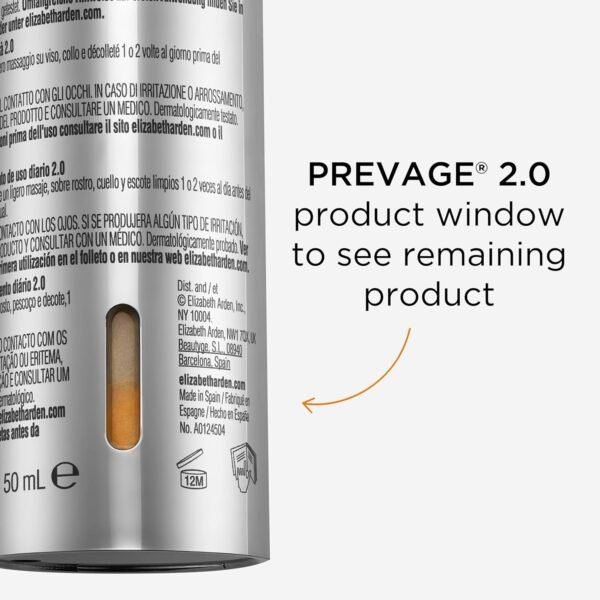 Elizabeth Arden PREVAGE Anti-Aging Face Serum 2.0 for Women, Brightening & Dark Spot Correcting Skincare, With Antioxidant Idebenone Technology - Image 15