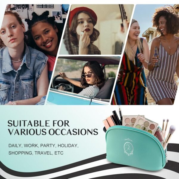 Color Nymph All In One Makeup Kit, Makeup Gift Set for Beginners Teenager Girls with Eyeshadow Palette Blush Lipstick Lip Pencil Eye Pencil Brush Mascara Portable Bag - Image 9