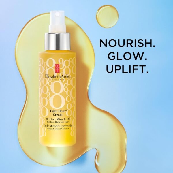 Elizabeth Arden Eight Hour Cream, All-Over Miracle Oil, For Face, Body & Hair, 3.4 Oz - Image 11