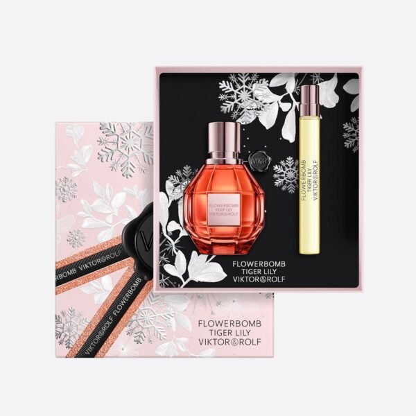 Viktor&Rolf - Tiger Lily Eau de Parfum - Women's Perfume Travel Holiday Gift Set - Floral, Ambery, & Fruity - With Notes of Coconut & Mango - Full Size, 1.7 Fl Oz & Travel Size, 0.3 Fl Oz - Image 6