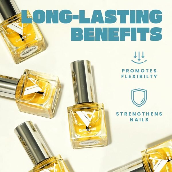V Beauty Pure Cuticle Oil Nail Care - Natural Nail Oil Cuticle Softener Moisturizes & Conditions Cuticle Area & Nail Beds - Cuticle Care Nail Products for Manicure & Pedicure, 15ml - Image 6