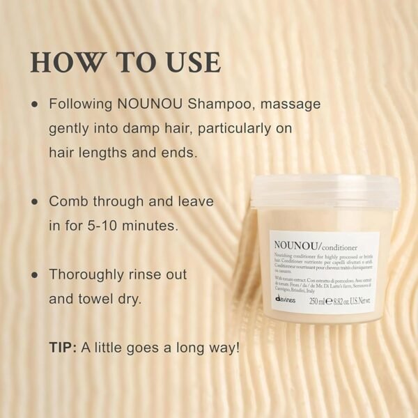 Davines NOUNOU Hydrating Deep Shampoo & Conditioner - Image 5
