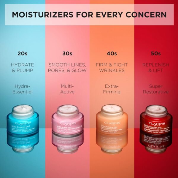 Clarins Extra-Firming Day Cream | Anti Aging Moisturizer | Skin Looks More Radiant, Visibly Firmer and Plumper After 28 Days* | Smoothes Appearance of Lines and Wrinkles | Evens Skin Tone | Hydrates - Image 8
