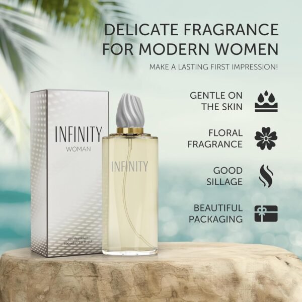 Womens Perfume - INSPIRED by ETERN Perfume for Women - Floral, Romantic, Timeless, Elegant - Freesia, Mandarin Orange, Sage, Green Notes - 100ml (3.4oz) - Image 6