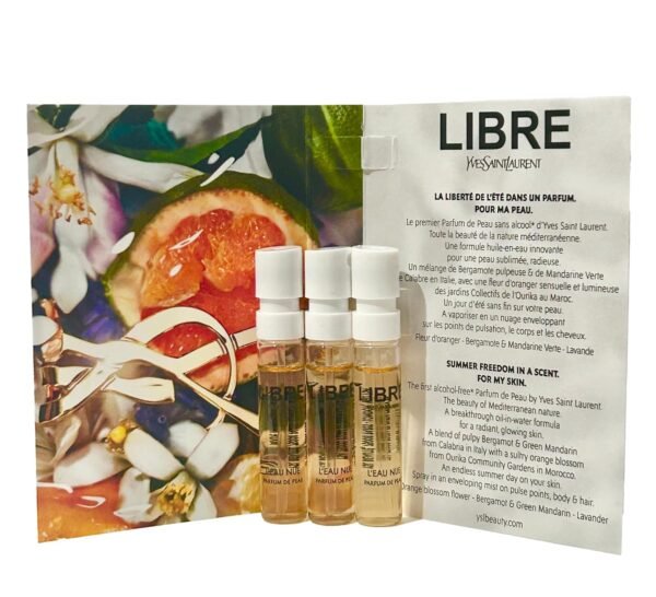 Yves Saint Laurent LIBRE L'EAU NUE Sample Perfume YSL WOMEN 2 ml / 0.06 oz - set of 3 - Image 3