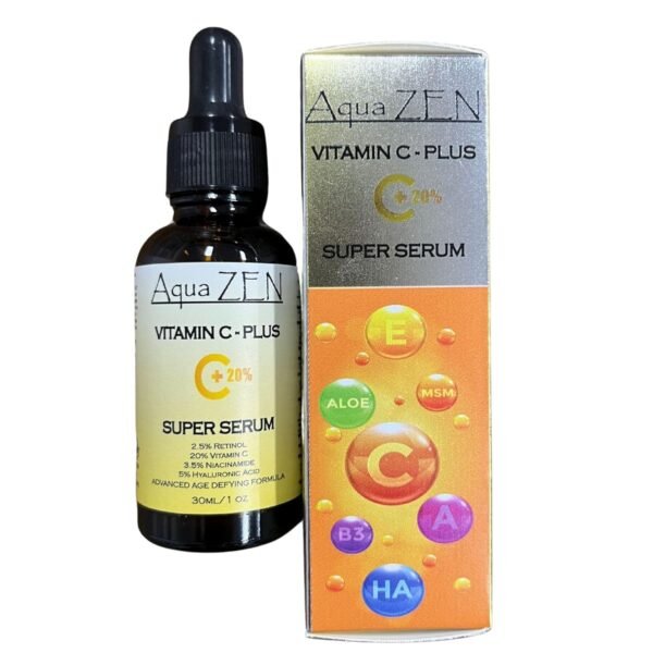 Vitamin C Plus Face Serum | Premium Ingredients 20% Vitamin C, Retinol, Hyaluronic Acid, Niacinamide, & More - Potent Anti Aging, Brightening, Hydrating, Evens Skin Tone, & Dark Spot Remover - Image 2