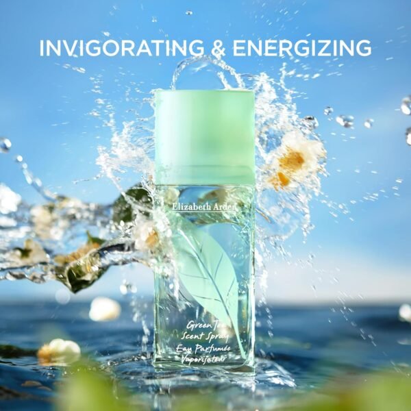 Elizabeth Arden Green Tea Scent Spray Eau de Toilette, Women's Perfume with Notes of Bergamot, Tea and Oakmoss, Fresh & Floral - Image 5