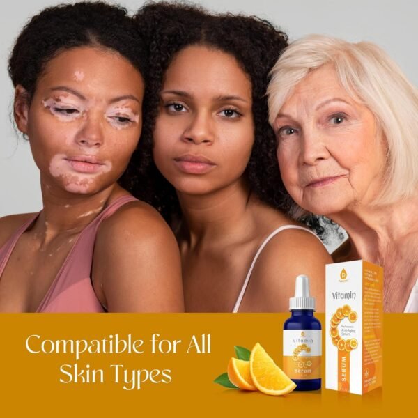 Pursonic Vitamin C Serum, 20% is a high potency Best Organic Anti-Aging Moisturizer Serum for Face, Neck & Décollete and Eye Treatment (3 fl. oz) - Image 5