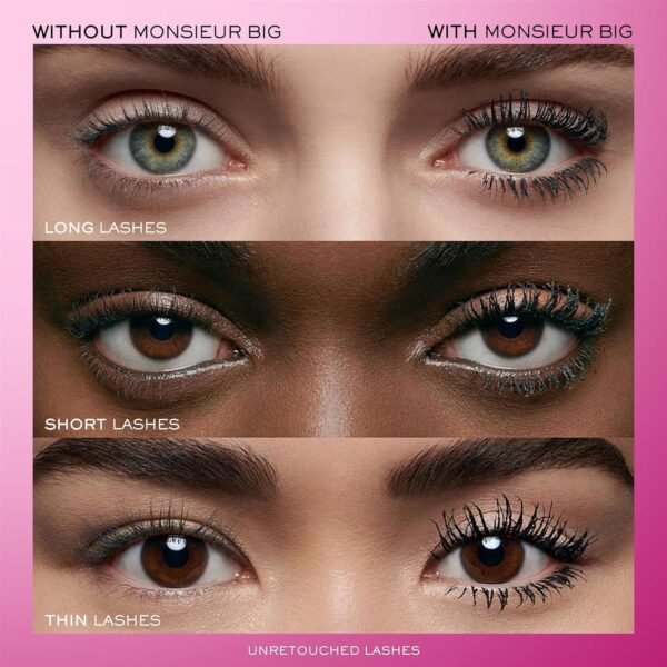 Lancôme Monsieur Big Volumizing Mascara for up to 12x More Volume & 24H Wear - False Lash Effect - Black - Image 3