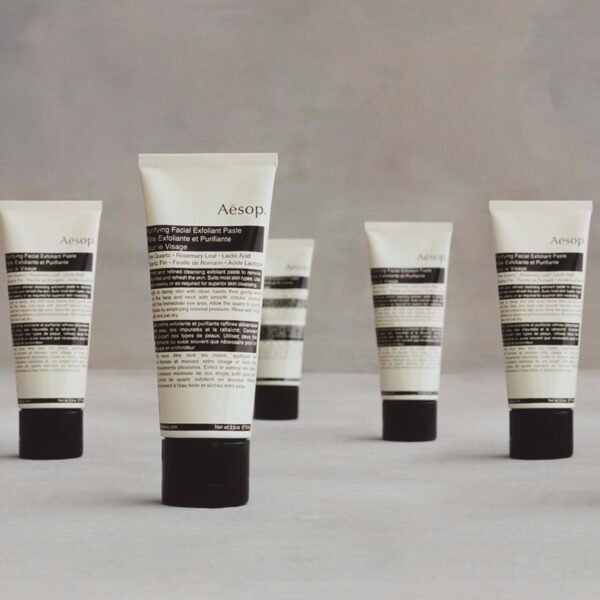 Aesop Purifying Facial Exfoliant Paste | Refresh, Cleanse, Soften Skin | Cream Based Cleanser Enhanced With Fine Quartz, Rosemary Leaf, Lactic Acid | 2.6oz / 75mL - Image 5