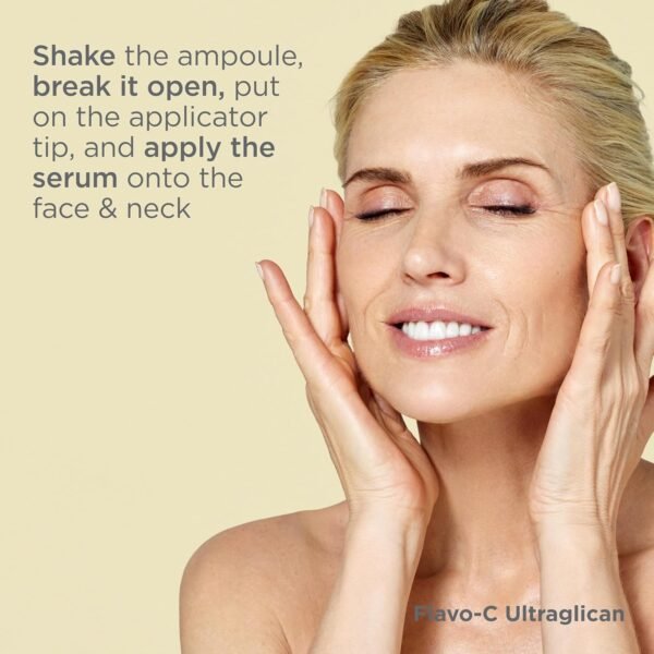 Vitamin C and Hyaluronic Acid Serum ampoule, Flavo-C Ultraglican by ISDIN - Image 9