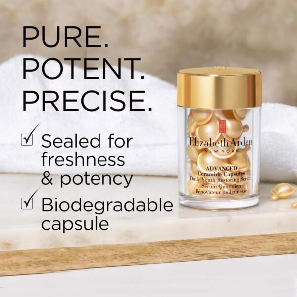 Elizabeth Arden Advanced Ceramide Face Serum Capsules, Anti-Aging Skincare, Fragrance-Free Hydrating Formula for Radiant, Firm Skin, Nourishing and Strengthening - Image 11