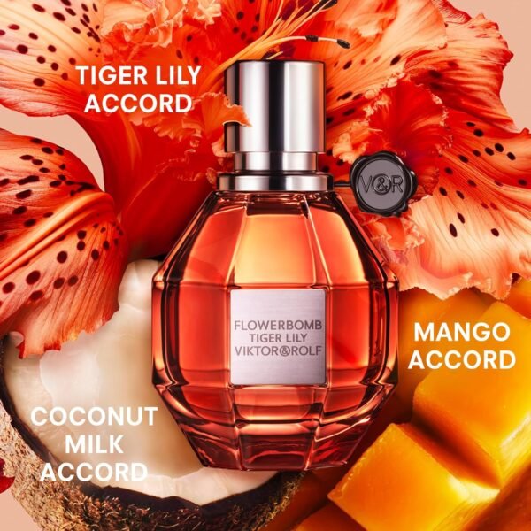 Viktor&Rolf - Tiger Lily Eau de Parfum - Women's Perfum - Floral, Ambery, & Fruity - With Notes of Coconut & Mango - Image 4