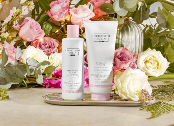 Bundle of Christophe Robin Delicate Volumizing Shampoo With Rose Extracts 8.4 fl. oz + Christophe Robin Delicate Volumizing Conditioner With Rose Extracts 6.7 fl. oz - Image 3