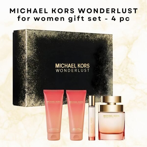 Michael Kors Wonderlust Perfume for Women 4 Piece Gift Set - Image 3