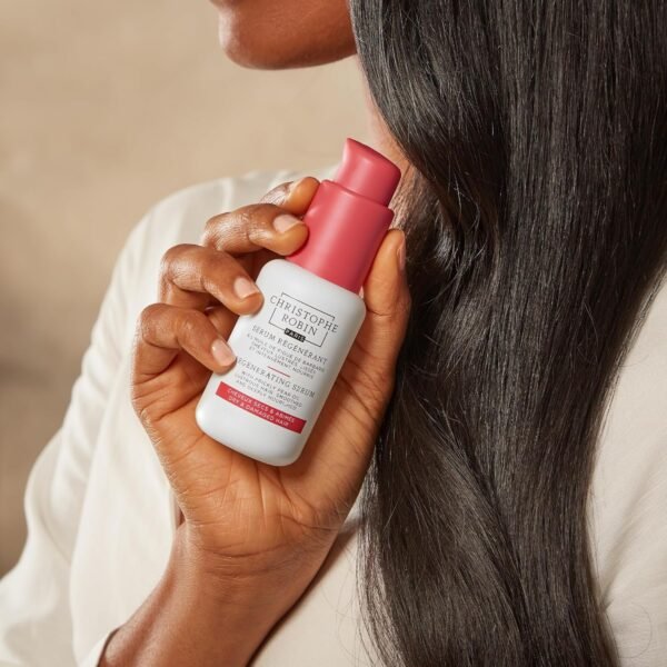 Christophe Robin Regenerating Serum with Prickly Pear Oil - Hair Serum for Dry Damaged Hair, Thinning Hair, Frizzy Hair - Hair Care Products - 1.7 fl oz 50 ml - Image 3
