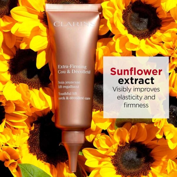 Clarins Extra-Firming Neck and Décolleté Cream | Award-Winning | Anti-Aging Moisturizer | Visibly Firms, Smoothes and Lifts | Minimizes Appearance Of Wrinkles | Targets Dark Spots | 2.5 Ounces - Image 5
