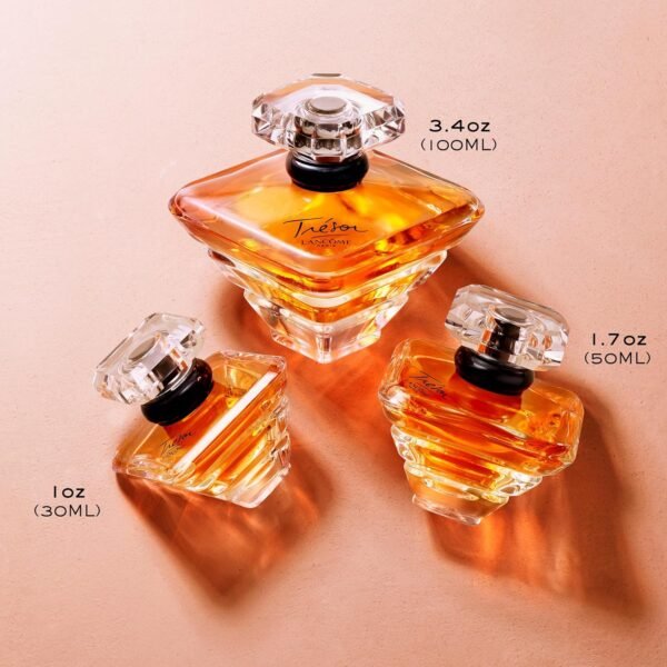 Lancôme Trésor Eau de Parfum - Long Lasting Fragrance with Notes of Rose, Lilac, Peach & Apricot Blossom - Elegant & Romantic Women's Perfume - Image 4