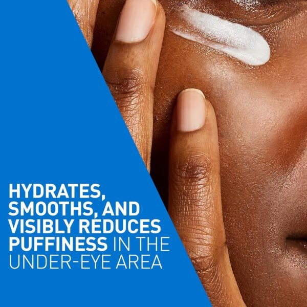 CeraVe Eye Repair Cream, Under Eye Cream For Puffiness And Bags Under Eyes, Hyaluronic Acid + Niacinamide + Marine Botanical Complex, Oil Free & Opthalmologist Tested - Image 5