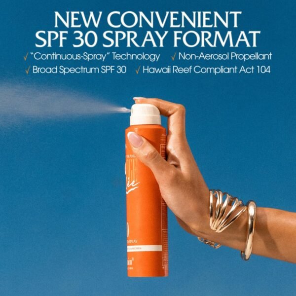 Vacation Orange Gelée SPF 30 Sunscreen Spray Oil & Air Freshener Bundle, Tanning Oil with SPF, Suntan Lotion Spray, Transparent on All Skin Tones, Dermatologist-Tested, Vegan, 5 Fl. Oz. - Image 7