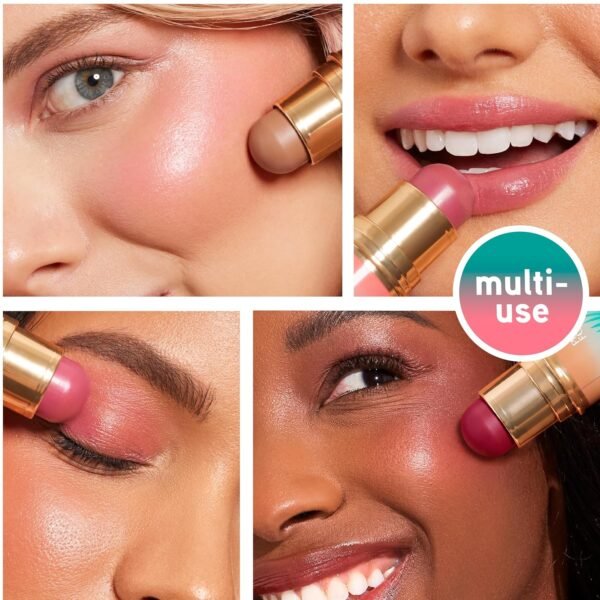 Physicians Formula Butter Glow & Go Multiuse Stick - Ultra-Creamy Formula with Murumuru Butter, Radiant Finish, Cruelty-Free - Beach Bum Plum - Image 4