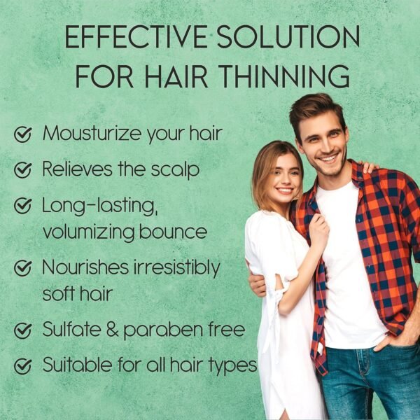 Tea Tree Shampoo and Conditioner Set for Hair Growth, Thinning Hair Loss Treatments Women & Men, Thickening Products, Paraben & Sulfate Free 20.2 FL Oz Each. - Image 4