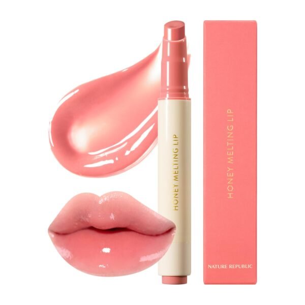 Nature Republic HONEY MELTING LIP (02 FIG) SOFT LIP STICK, Hydrating Gloss, Moisturizing balms, Sheer tint, Shine & Nude, Glowy Finish, korean make up - Image 2
