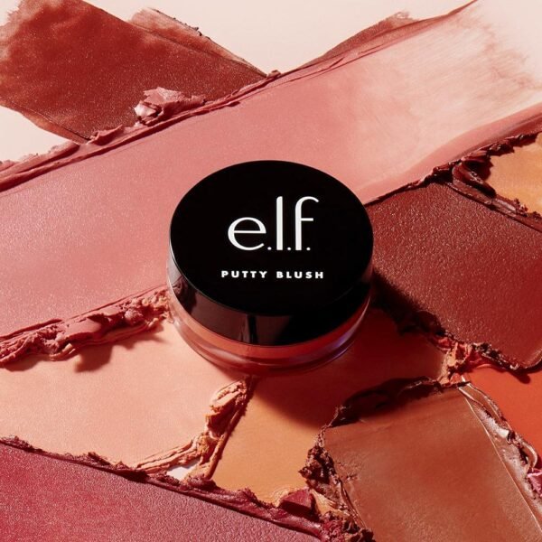 e.l.f. Putty Blush, Creamy & Ultra Pigmented Formula, Infused with Argan Oil & Vitamin E, Tahiti, 0.35 Oz (10g) - Image 5