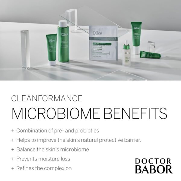 BABOR CLEANFORMANCE Revival Cream Rich, Revitalizing Probiotic Face Cream with Hyaluronic Acid, Promotes Skin Elasticity & Firmness, Anti Aging Cream to Hydrate and Lift, 1.69 oz - Image 5