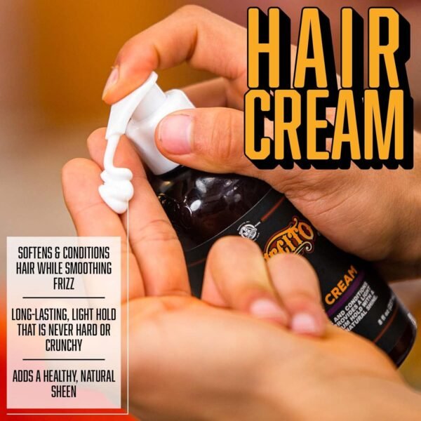Suavecito Hair Cream Pump Bottle Medium Shine All Day Light Hold (8 oz) - Image 7