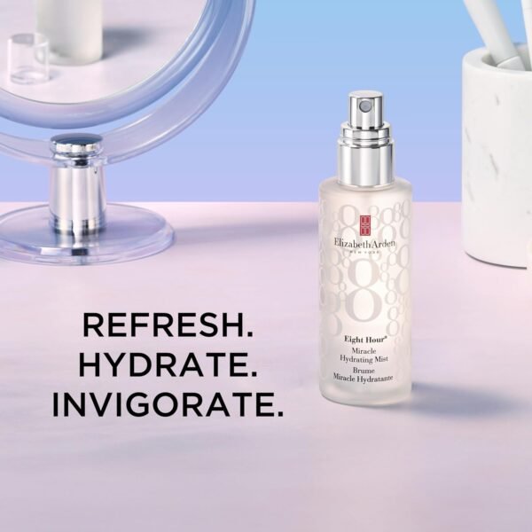 Elizabeth Arden Eight Hour Face, Facial Hydrating Mist and Nightime Moisturizer - Image 7