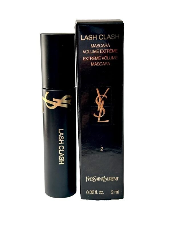 Yves Saint Laurent YSL BROWN Mascara LASH CLASH COLOR # 2 UNINHIBITED BROWN COLOR # 2 SMALL (2 ML 0.06 FL OZ MINI TRAVEL SIZE) - 4241 - Image 3