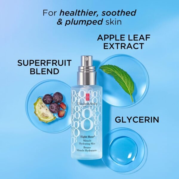 Elizabeth Arden Eight Hour Face, Facial Hydrating Mist and Nightime Moisturizer - Image 8