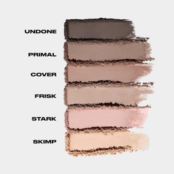 Urban Decay Naked 2 Basics Mini Eyeshadow Palette - 6 Matte Nude Shadows, Multi-Use Powder for Eye, Contour, or Brows, Ultra-Blendable Cool-Tone Neutrals, Long-lasting Wear, Travel Makeup with Mirror - Image 3
