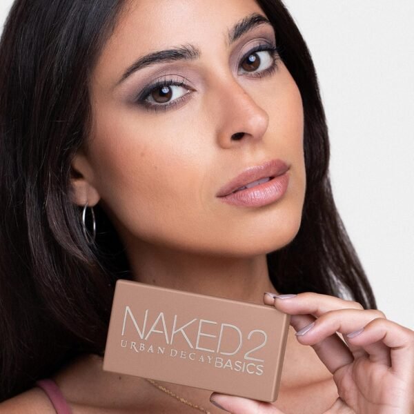 Urban Decay Naked 2 Basics Mini Eyeshadow Palette - 6 Matte Nude Shadows, Multi-Use Powder for Eye, Contour, or Brows, Ultra-Blendable Cool-Tone Neutrals, Long-lasting Wear, Travel Makeup with Mirror - Image 9
