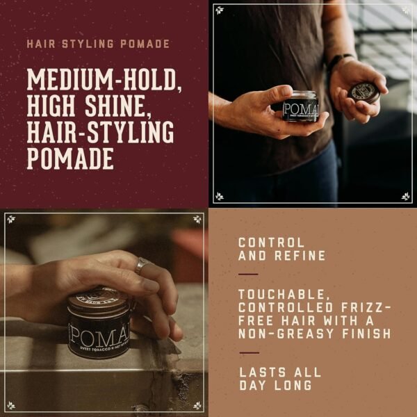 18.21 Man Made Original Sweet Tobacco Hair Styling Premium Products for Supreme Long Lasting Hold and Finish - Image 3