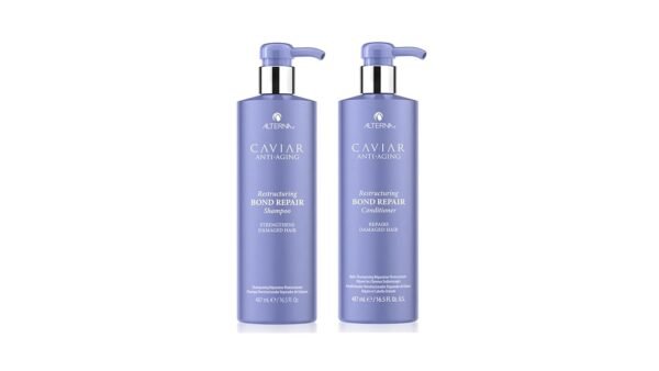 Alterna Caviar Anti-Aging Restructuring Bond Repair Shampoo and Conditioner Jumbo Set, 16.5oz each | Rebuilds & Strengthens Damaged Hair | Sulfate Free - Image 2